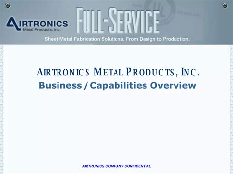 sheet metal fabrication san fernando valley|airtronics metal products.